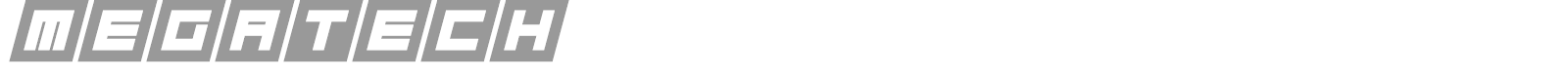 Megatech font preview